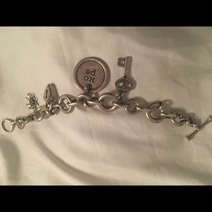 Fossil Silver Charm Bracelet 💍